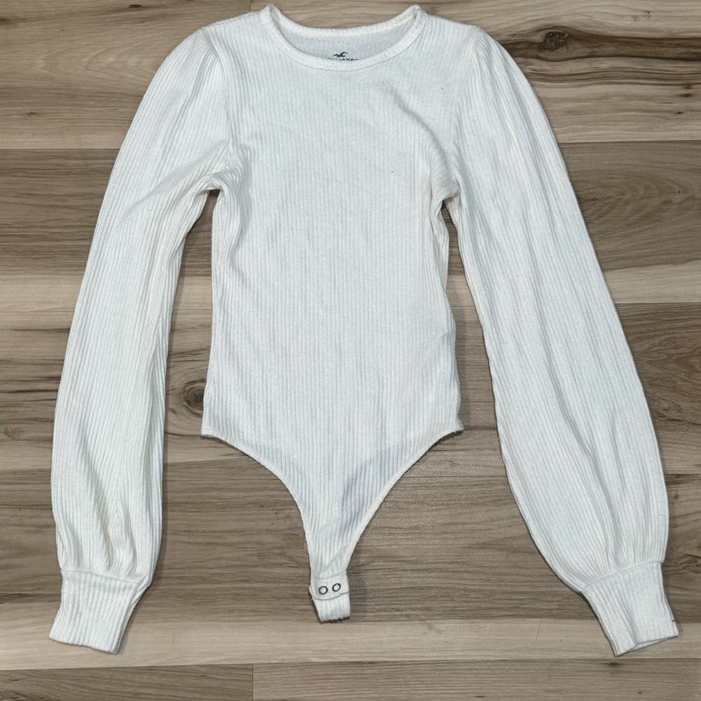Hollister Ribbed One Piece Bodysuit Women’s XS